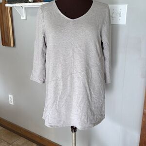 J Jill purejill Pima cotton seamed tunic shirt women’s size medium lagenlook min